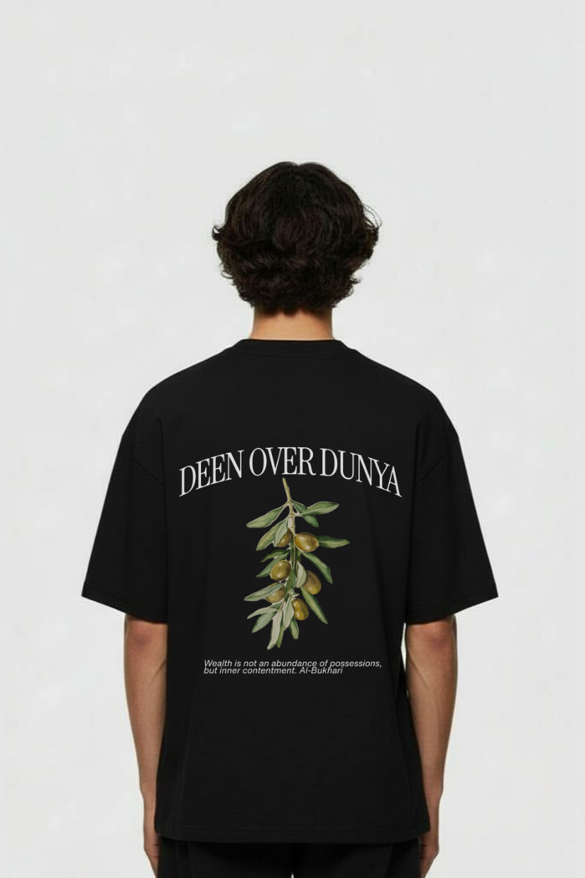 DEEN OVER DUNYA OVERSIZED SHIRT
