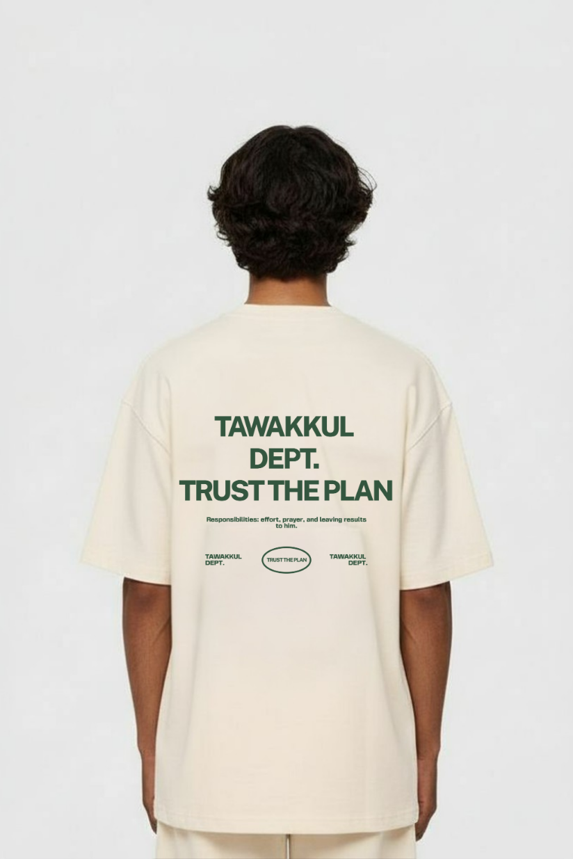 TAWAKKUL DEPT GREEN OVERSIZED SHIRT