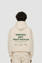 TAWAKKUL DEPT GREEN OVERSIZED HOODIE