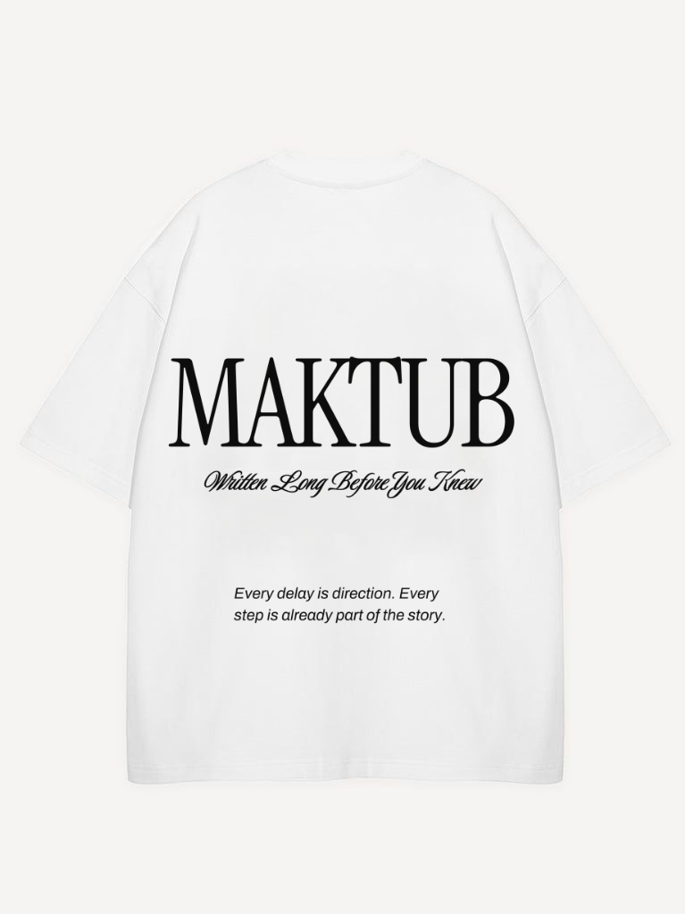 MAKTUB OVERSIZED SHIRT