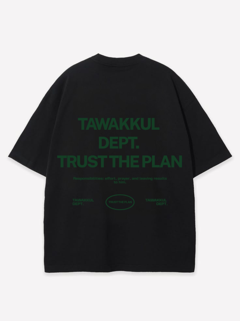 TAWAKKUL DEPT GREEN OVERSIZED SHIRT