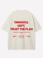 TAWAKKUL DEPT RED OVERSIZED SHIRT