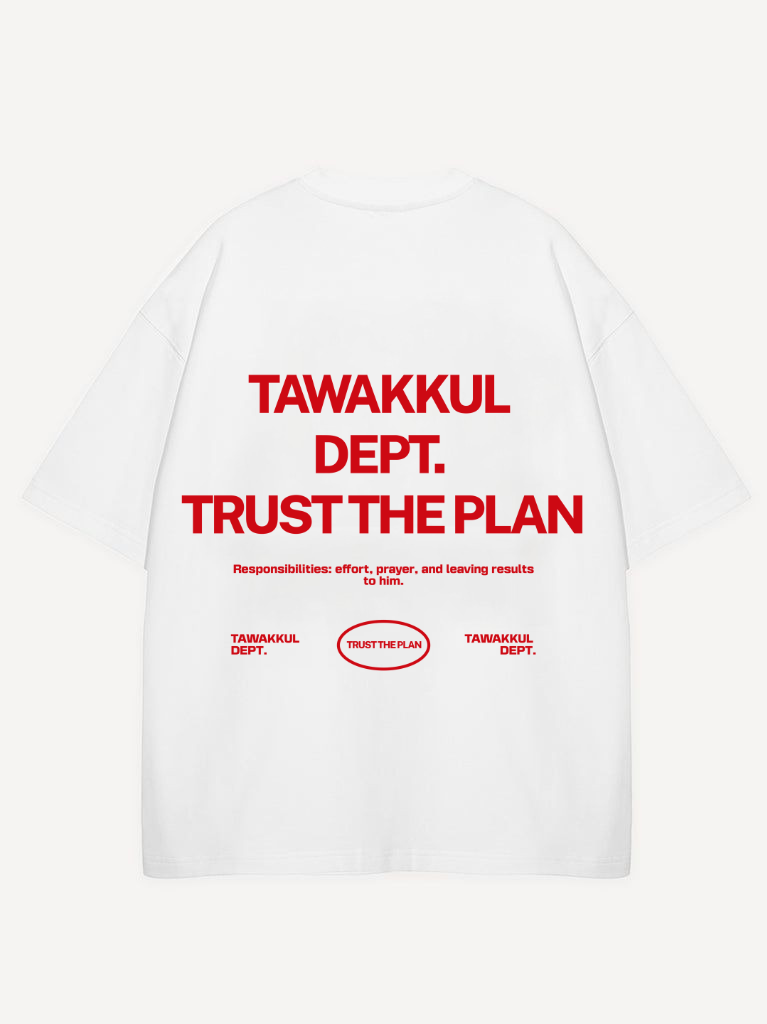 TAWAKKUL DEPT RED OVERSIZED SHIRT